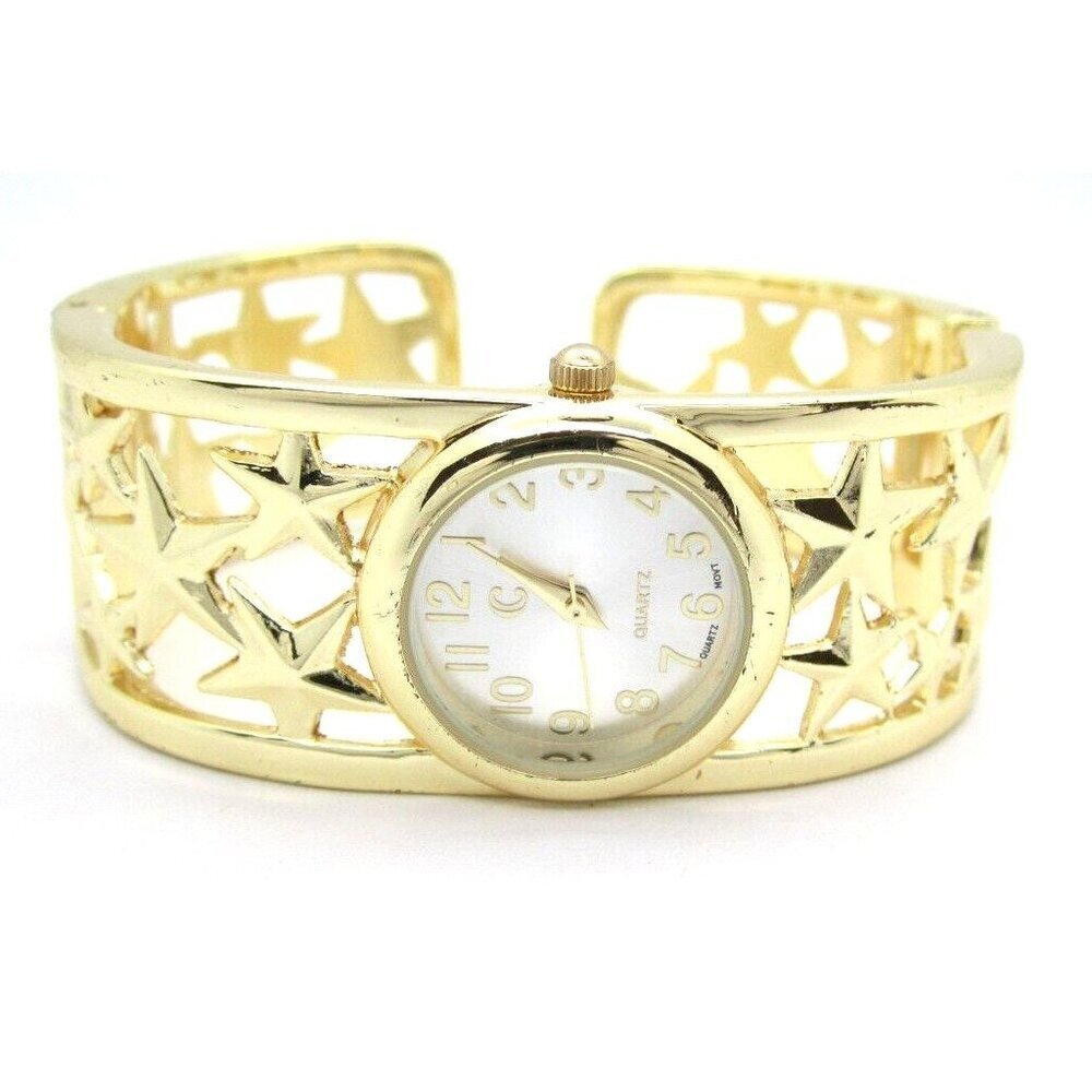 Women's‎ Charming Charlie Quartz WR Analog Dial Causal Round Bangle Watch (E135)